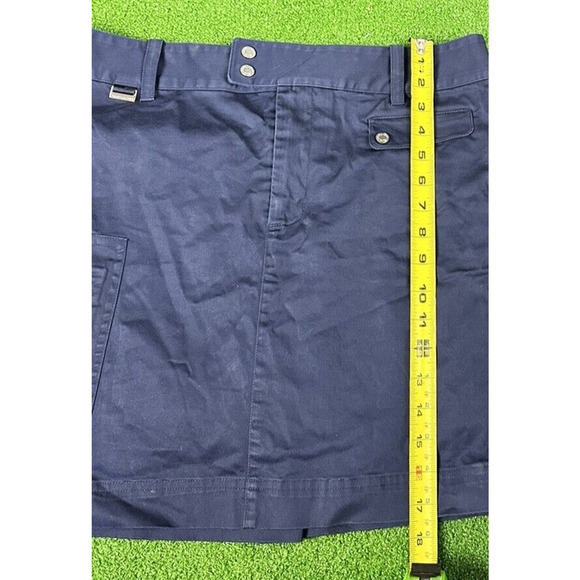 POLO GOLF Ralph Lauren Women blue Sz 10 Polo Poly Skort Pockets Polyester Blend - Picture 5 of 8